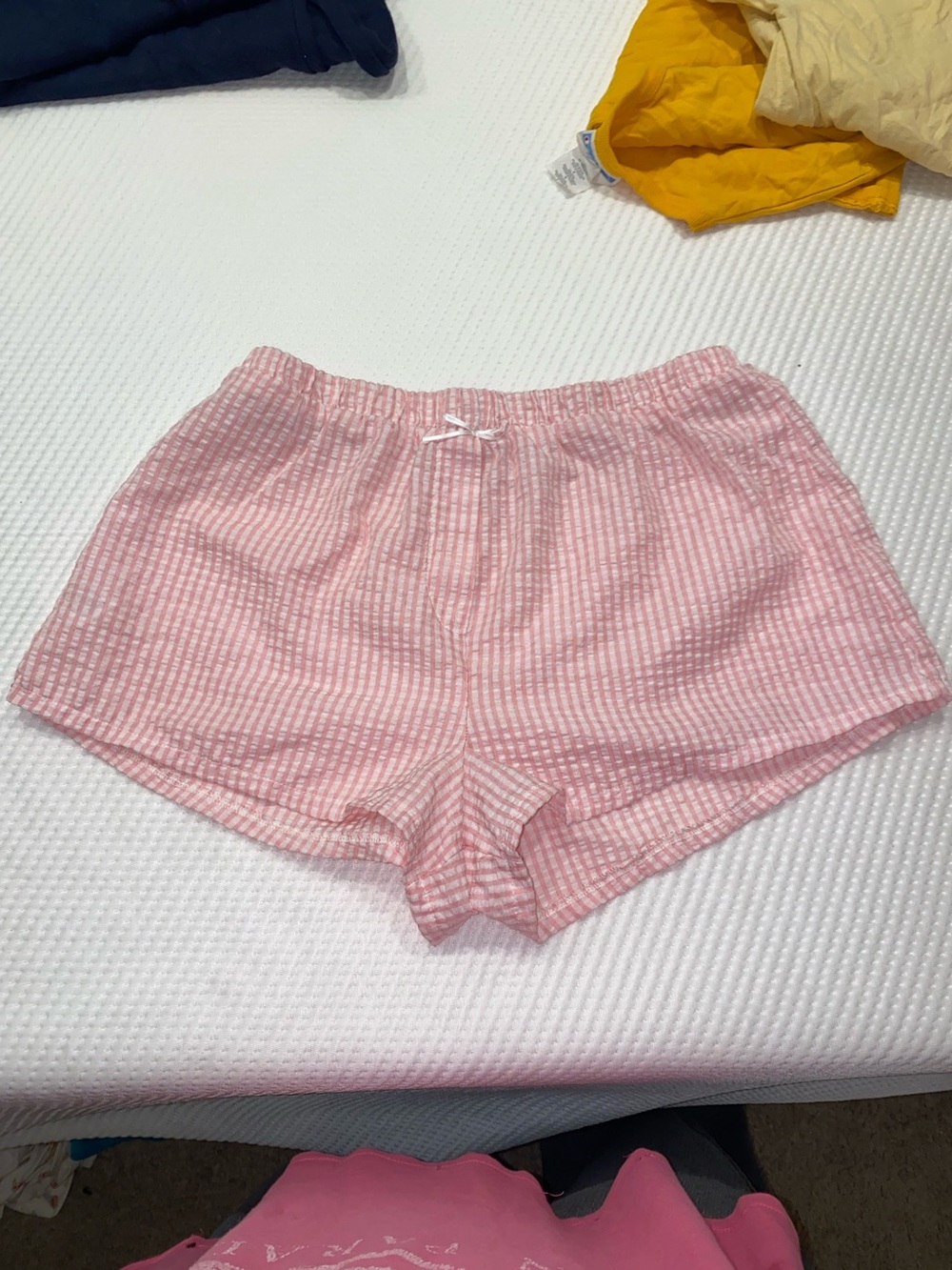 Altar'd State Pink Striped Women's Pajama Shorts